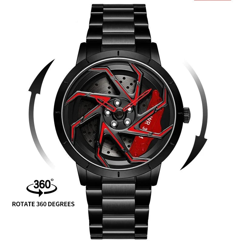 Spinning Wheel Luxury Watch