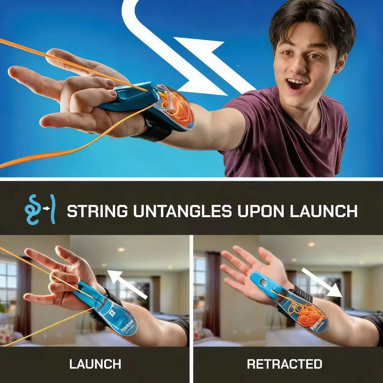 Retractable Luminous Wristband Shooter