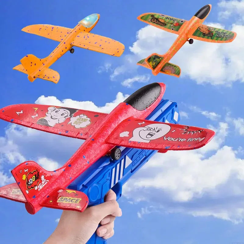Foam Aircraft Launcher Toy