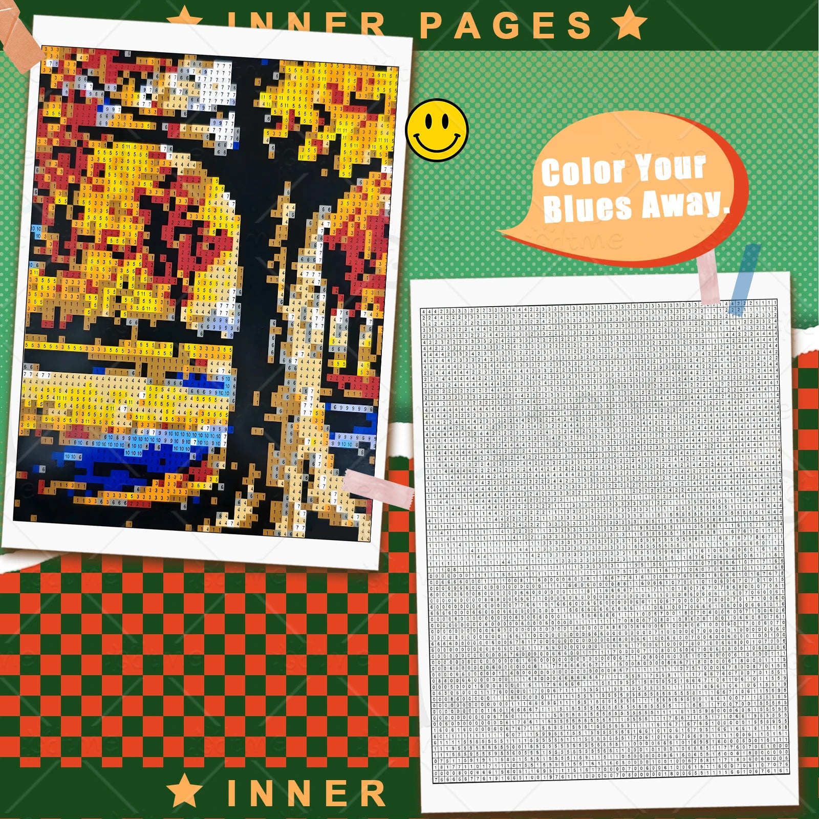 Mystery Mosaic Coloring Book