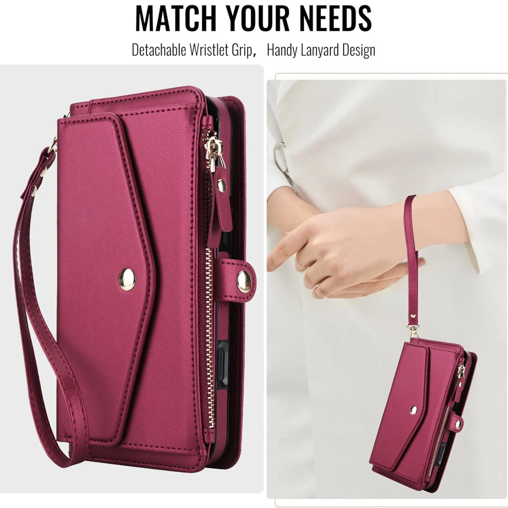 Multifunctional Lanyard Wallet Magsafe IPhone Case