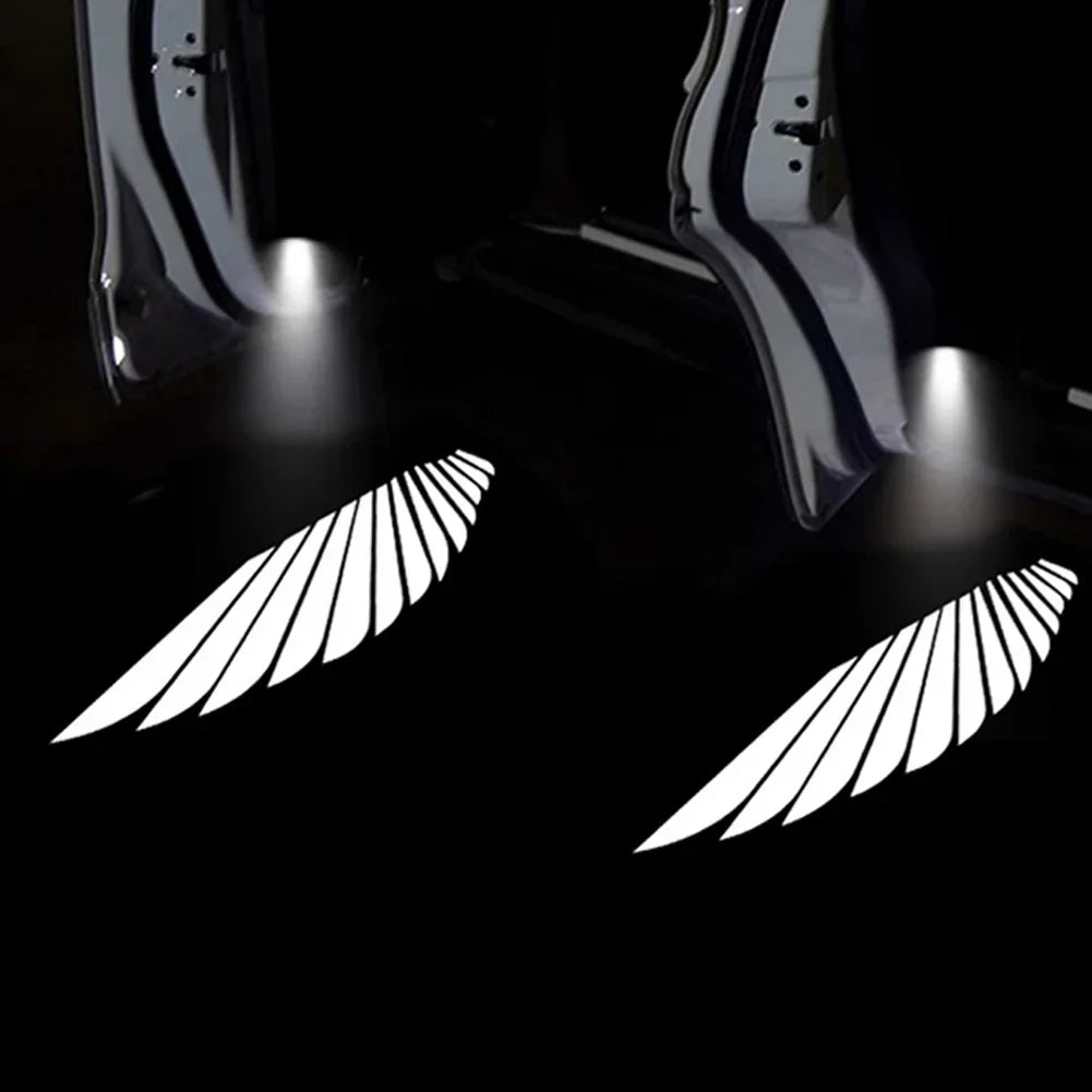 Wireless Angel Wings Car Door Projector
