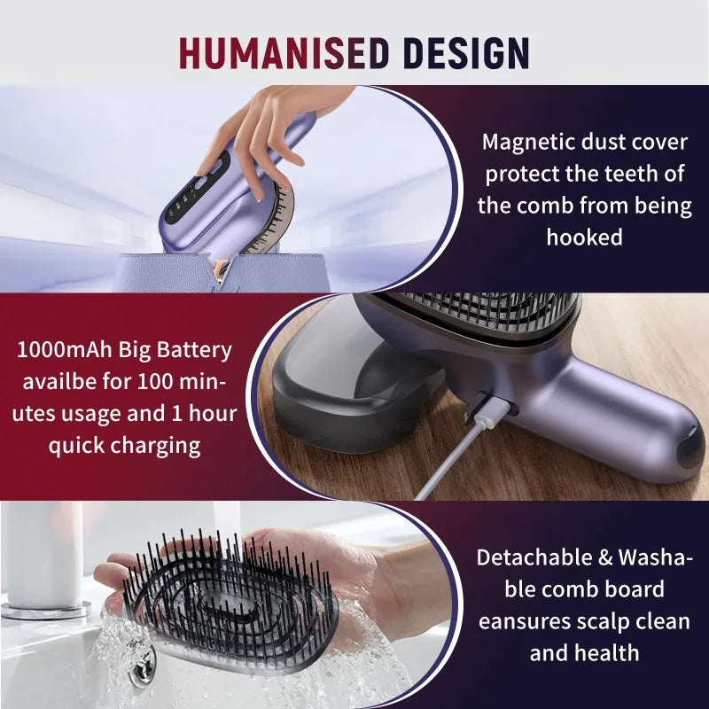 Vibration Mist Scalp Massager Comb