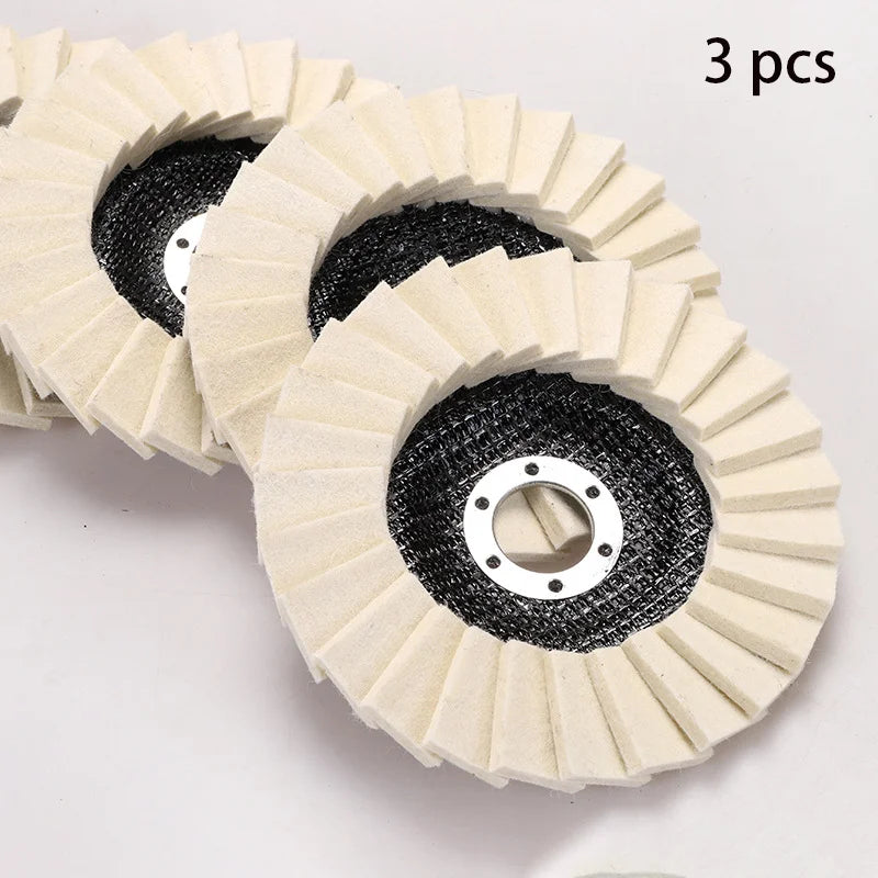 3pcs Wool Wheel Polishing Disc