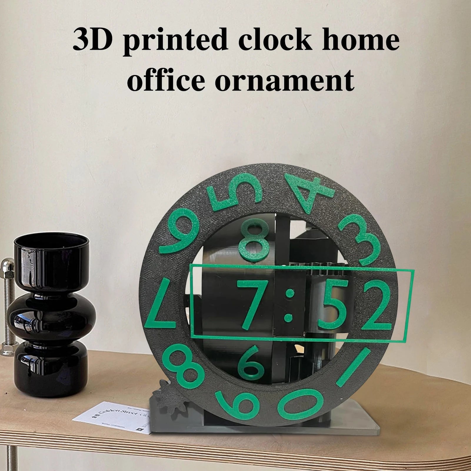 Desktop 3D Printed Triaxial Clock