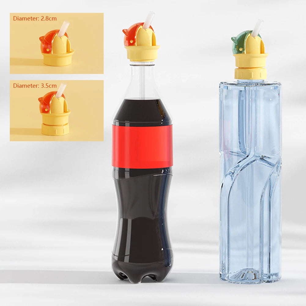Reusable Water Bottle Straw Lid