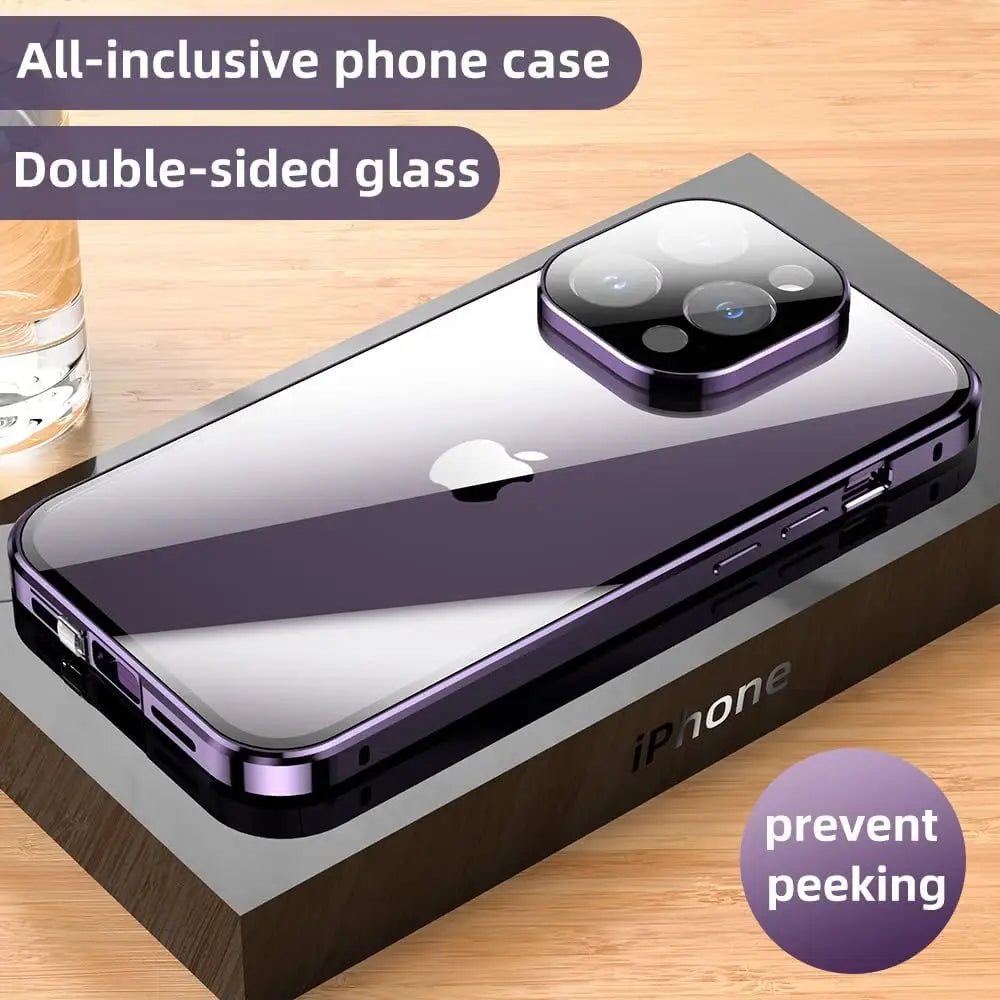Magnetic Anti-Peep Privacy iPhone Case