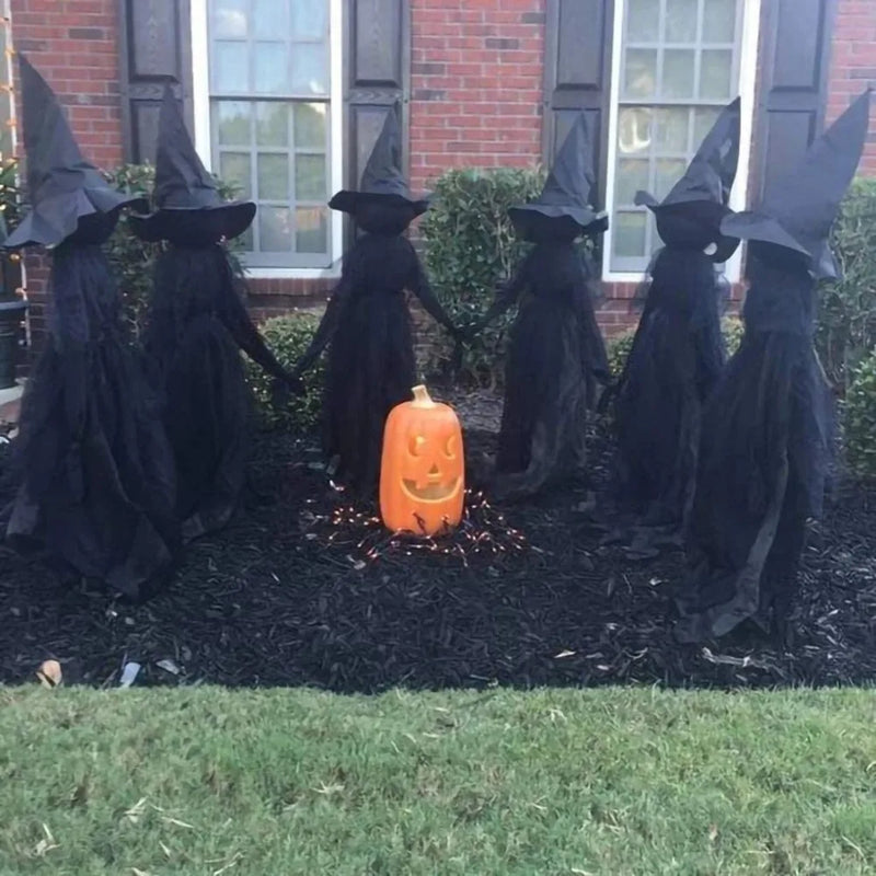 Light-Up Screaming Witches Stakes