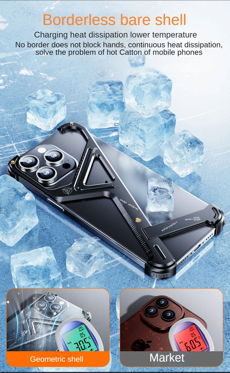 Geometric Metal Alloy IPhone Case