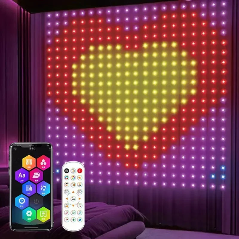 Smart LED Curtain String Lights