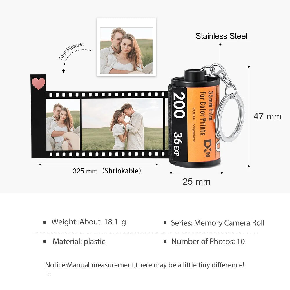 Photos Film Roll keychain