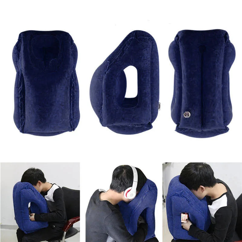 Inflatable Headrest Chin Support Pillow