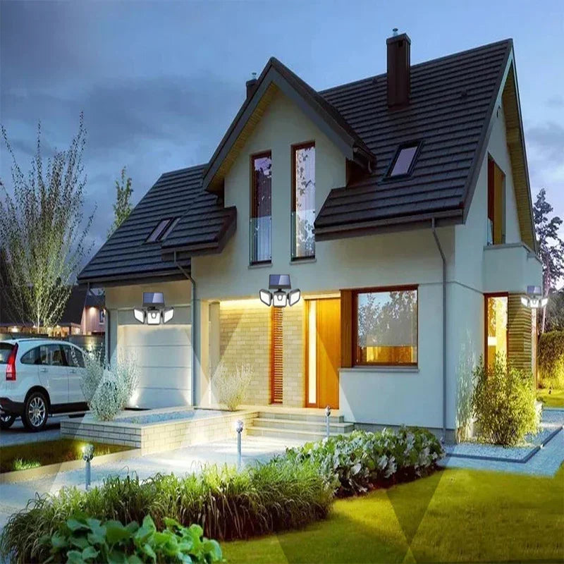 Solar Motion Sensor Outdoor Lamp
