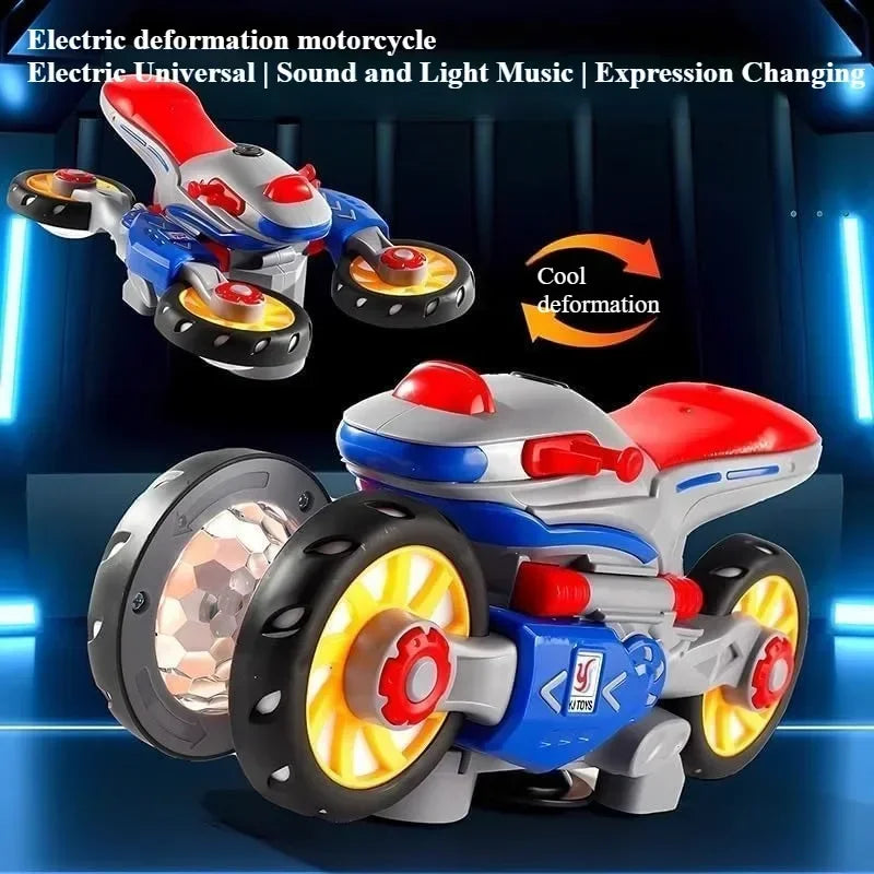 Deformation Spin Stunt Motorcycle Toy