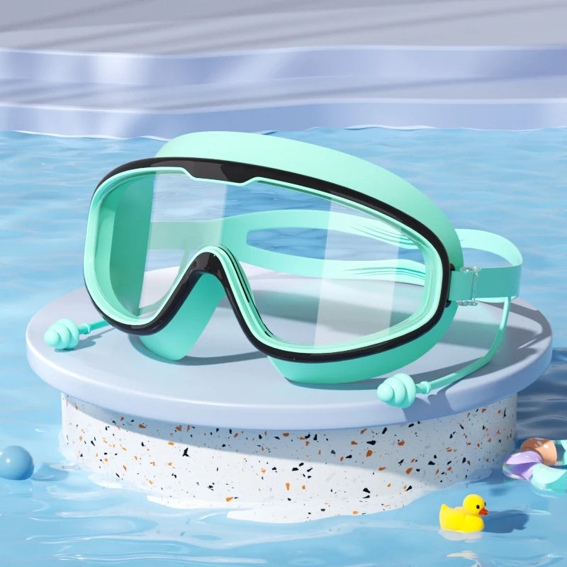 Swimming Goggles For Kids With Earplugs