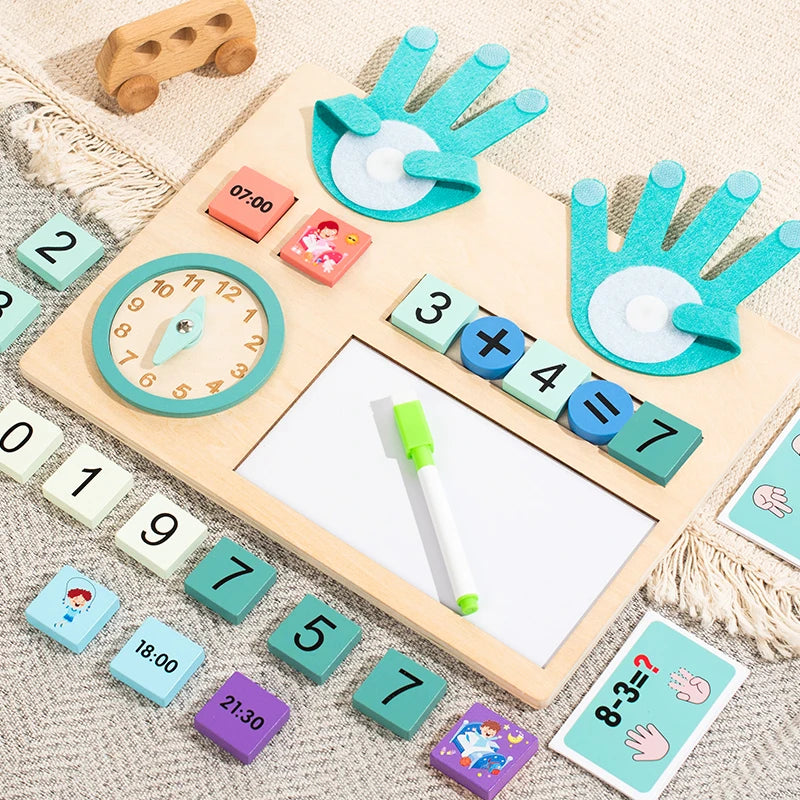 Montessori Time & Math Learning Aid