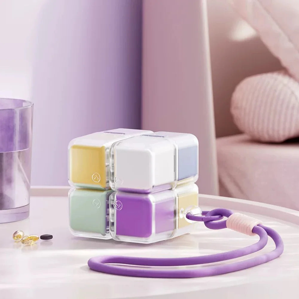 Magic Cube Medicine Storage Box