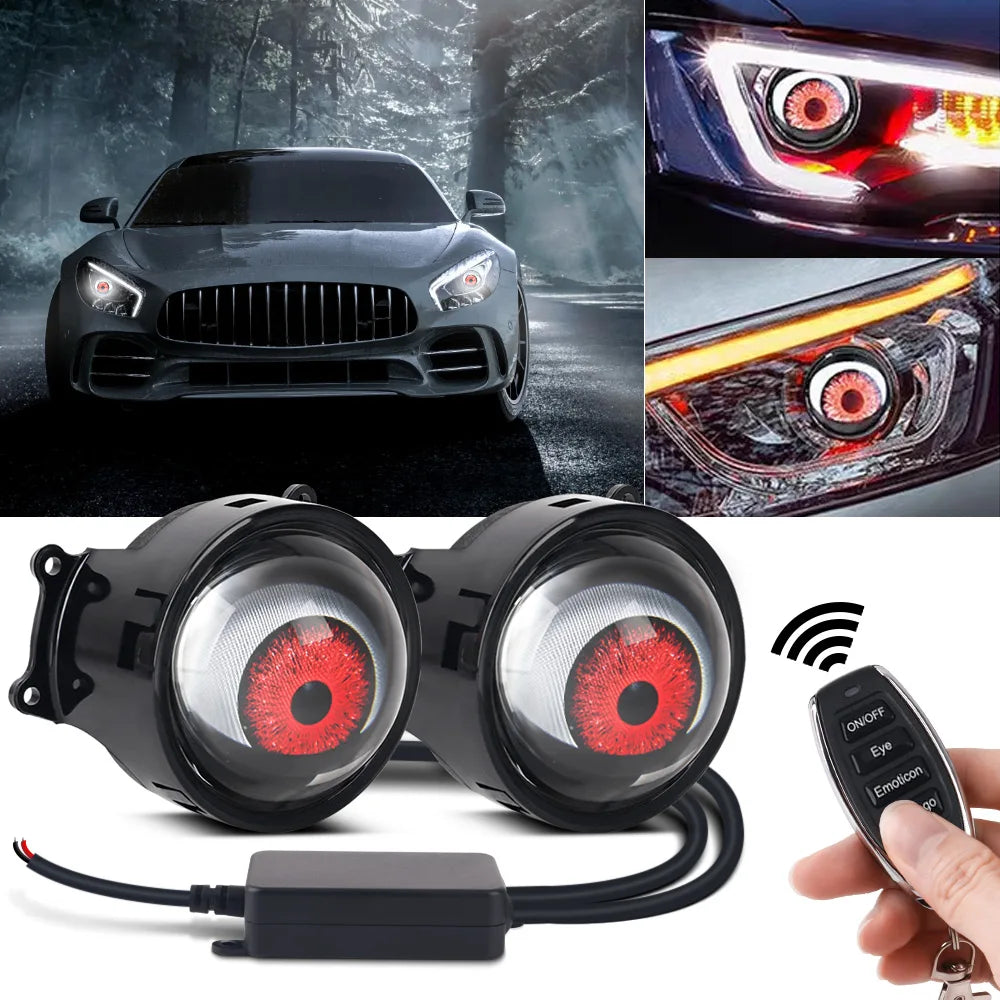 Dynamic LED Devil Eye Headlight
