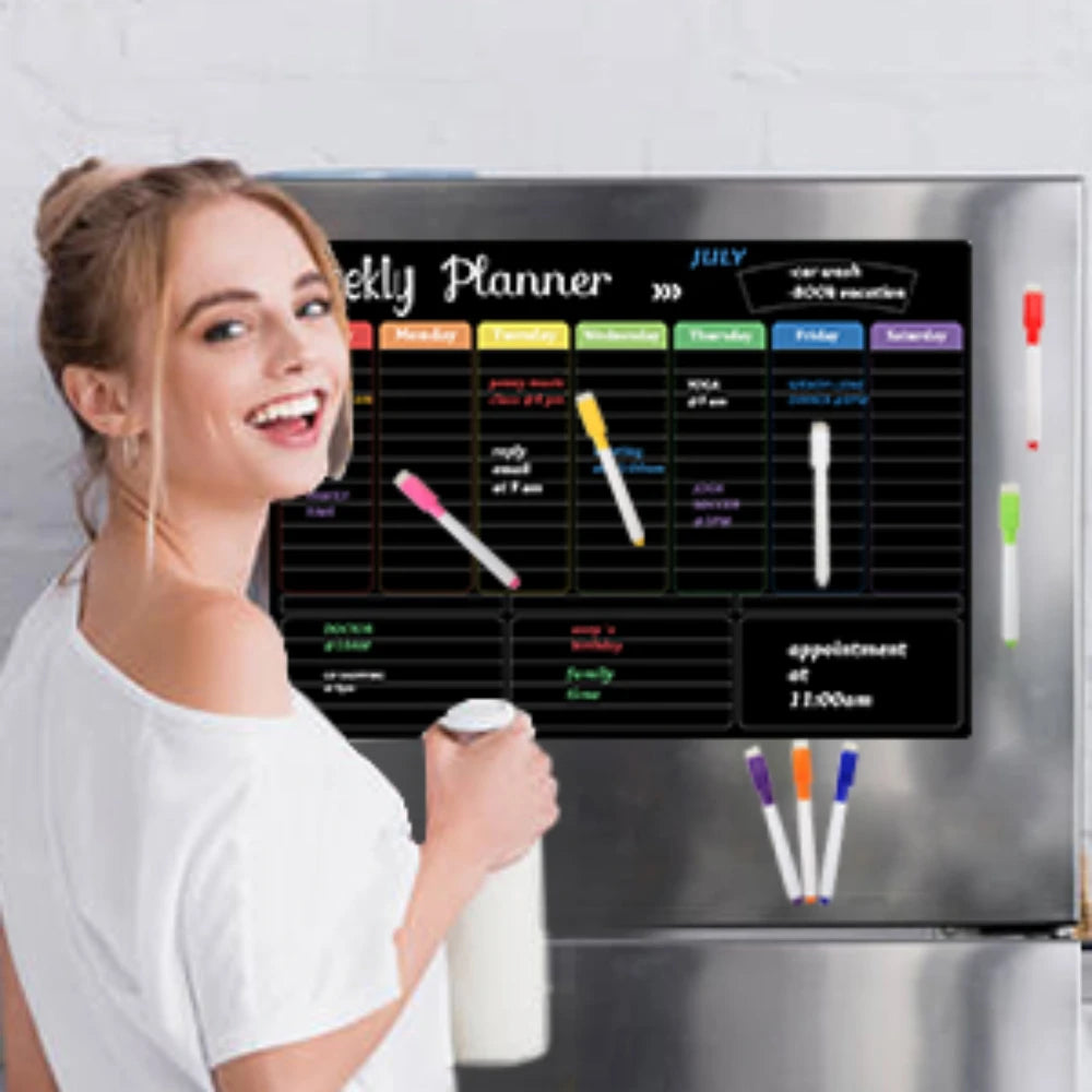 Magnetic Fridge Reusable Planner