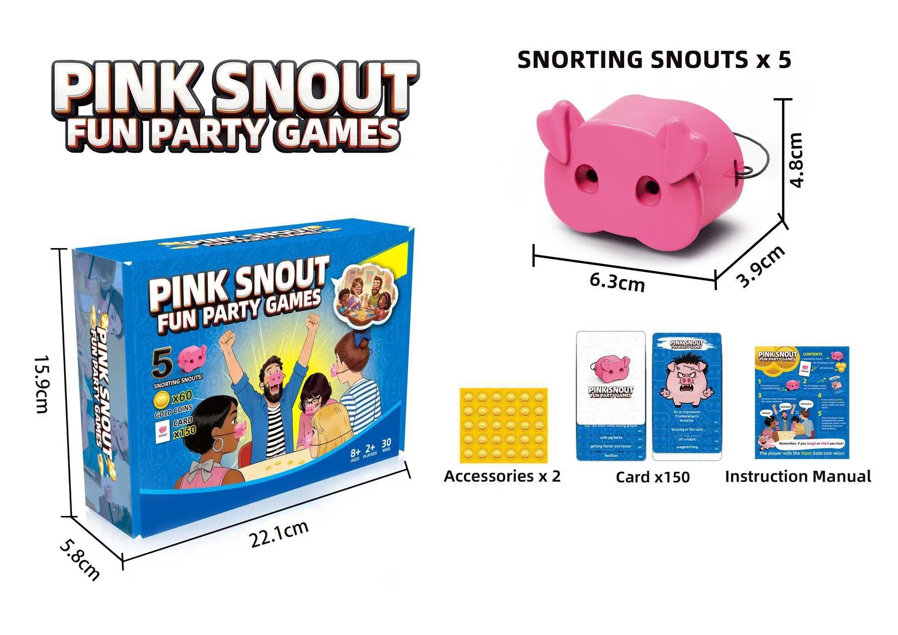 Fun Piggy Nose Challenges Game