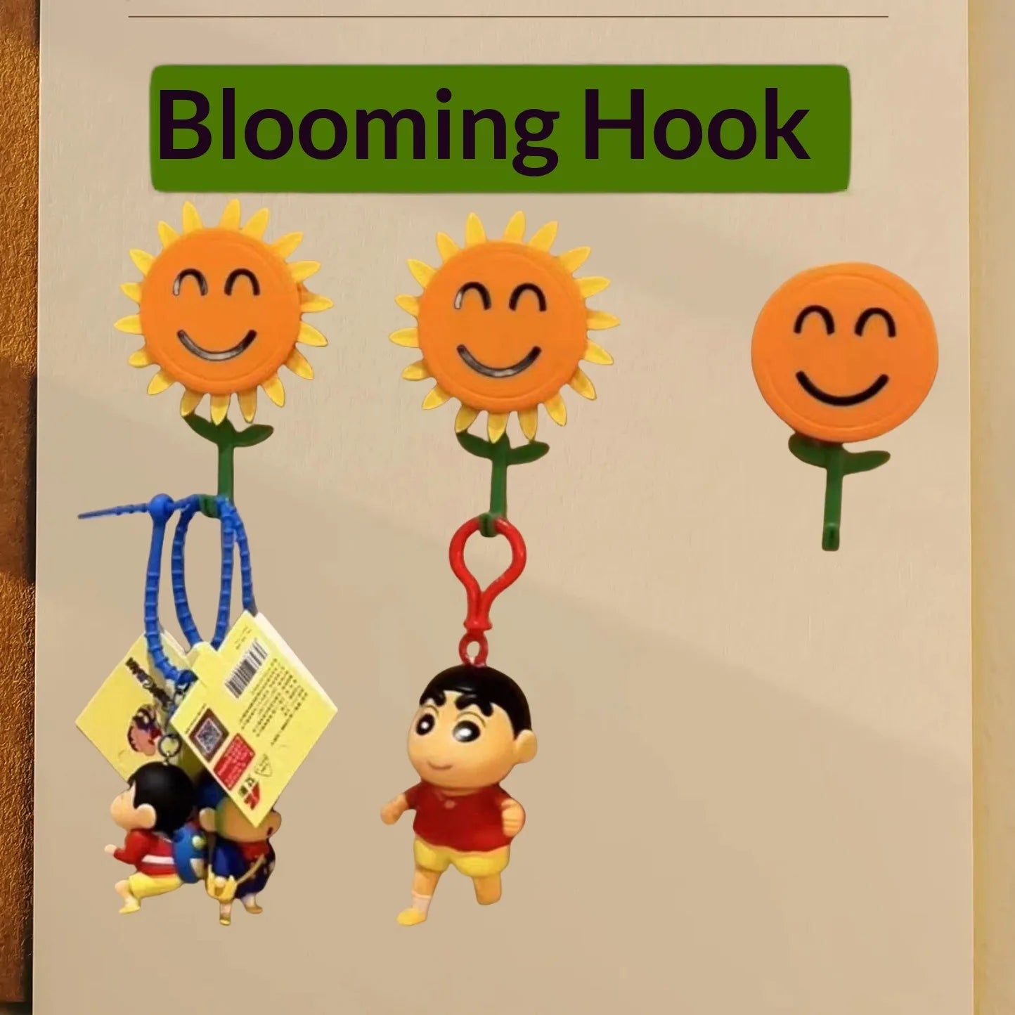 Self-Adhesive Sunflower Wall Hook