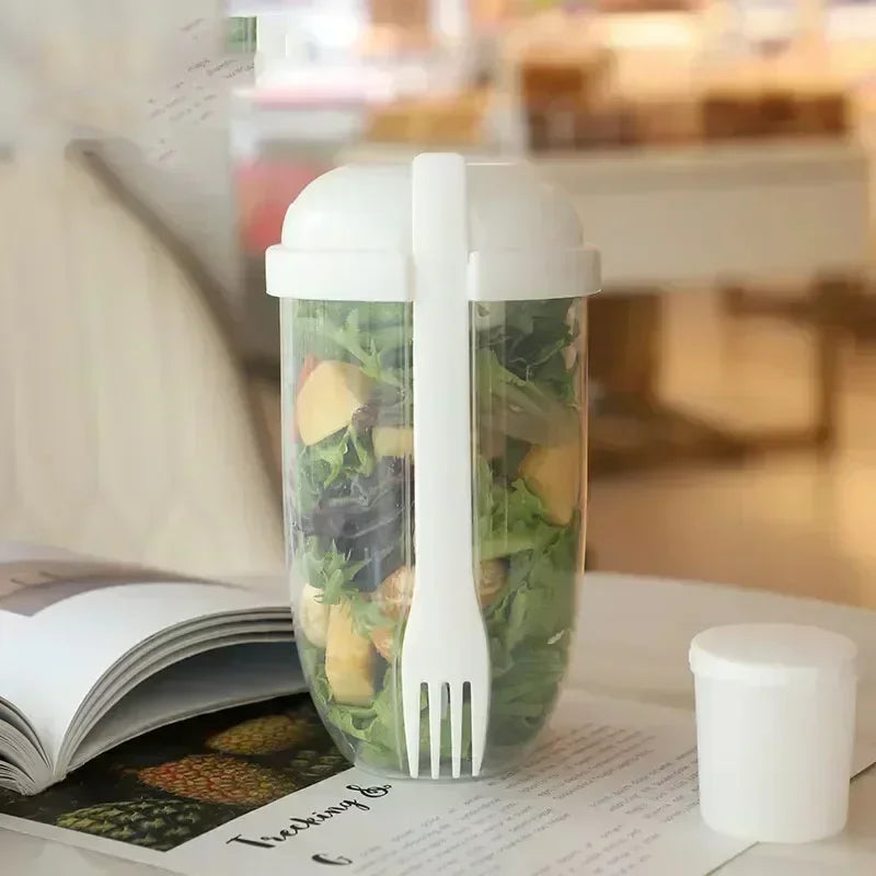 Portable Salad Cup with Fork