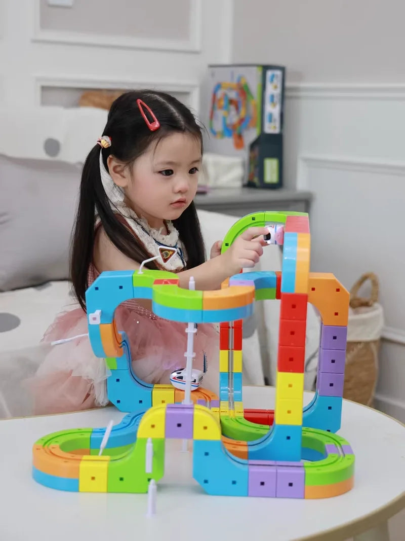 Anti-Gravity Magnetic Track Train Set