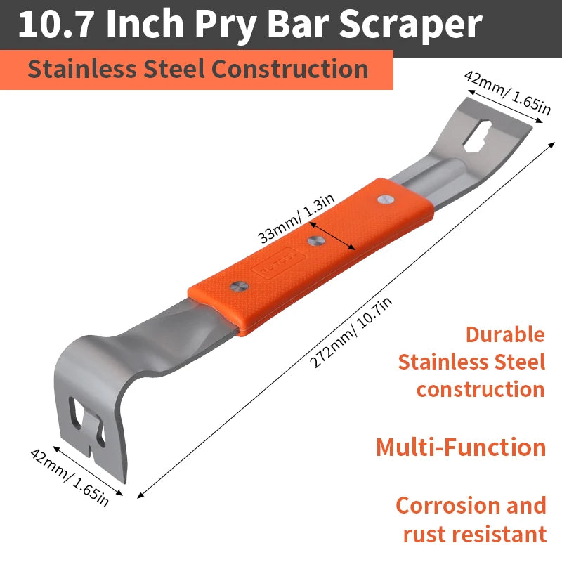 Stainless Steel Pry Bar