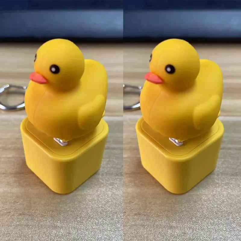 Duck / Frog Keyboard Style Fidget Keychain