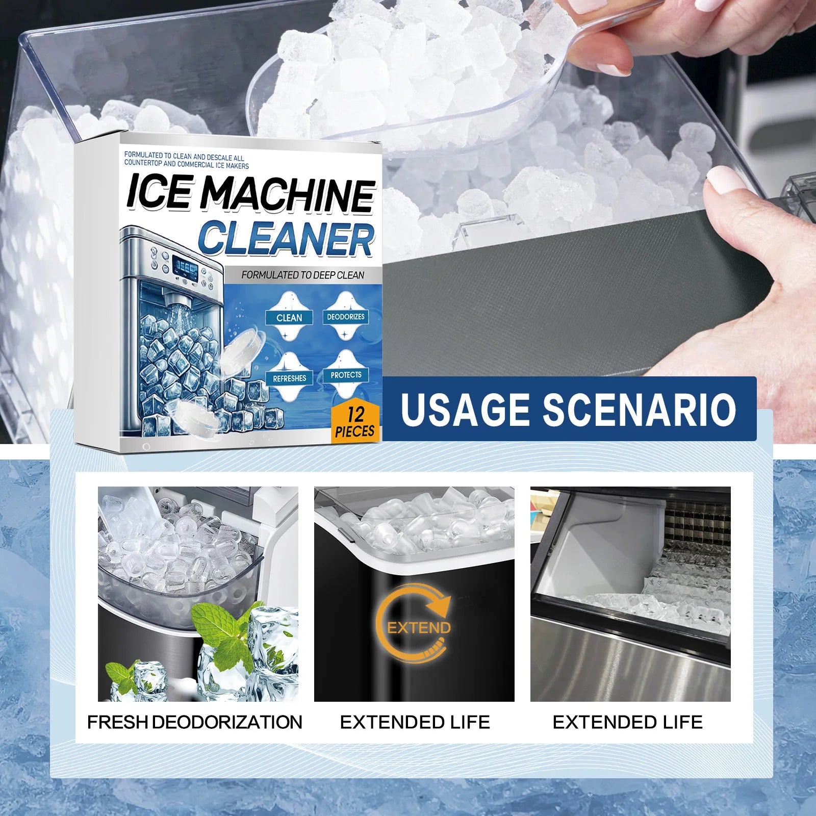 Ice Machine Cleaning Tablets