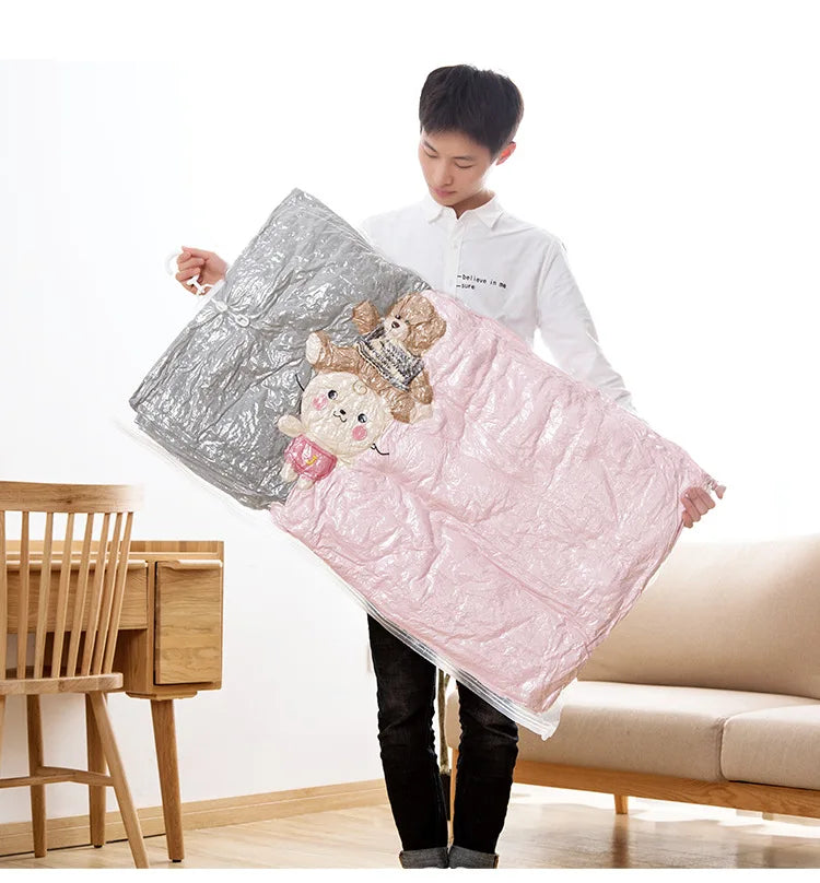 Hanging Space Saver Compression Storage Bag