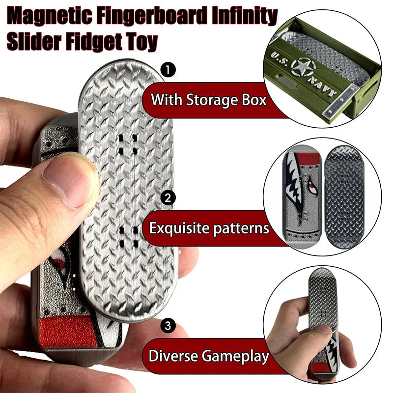 Fingerboard Flipping Fidget Toy