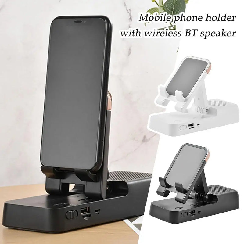 2 in 1 Mobile Holder Bluetooth Speaker