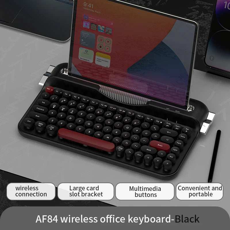 Retro Bluetooth Typewriter Keyboard