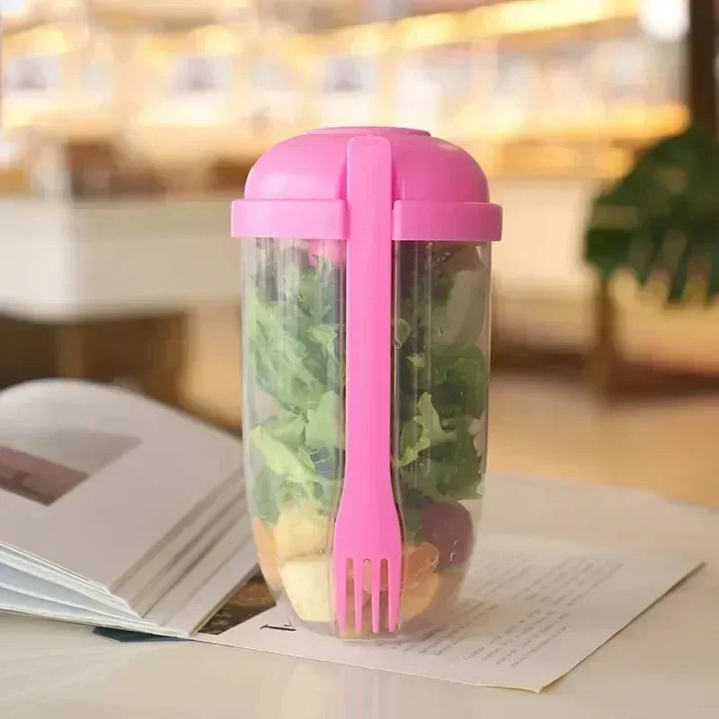 Portable Salad Cup with Fork