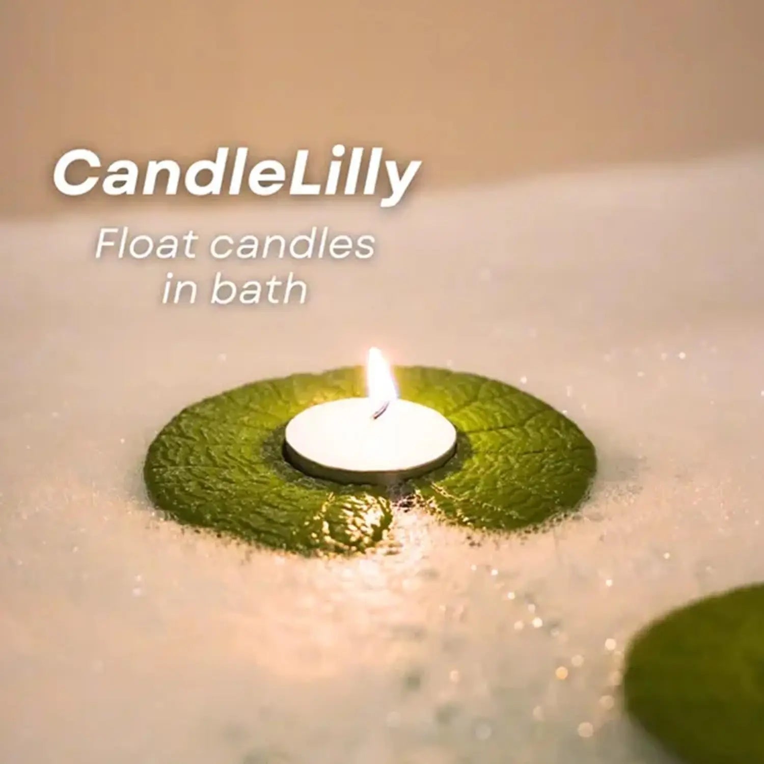 Floating Lotus Candle Holder - 4Pcs
