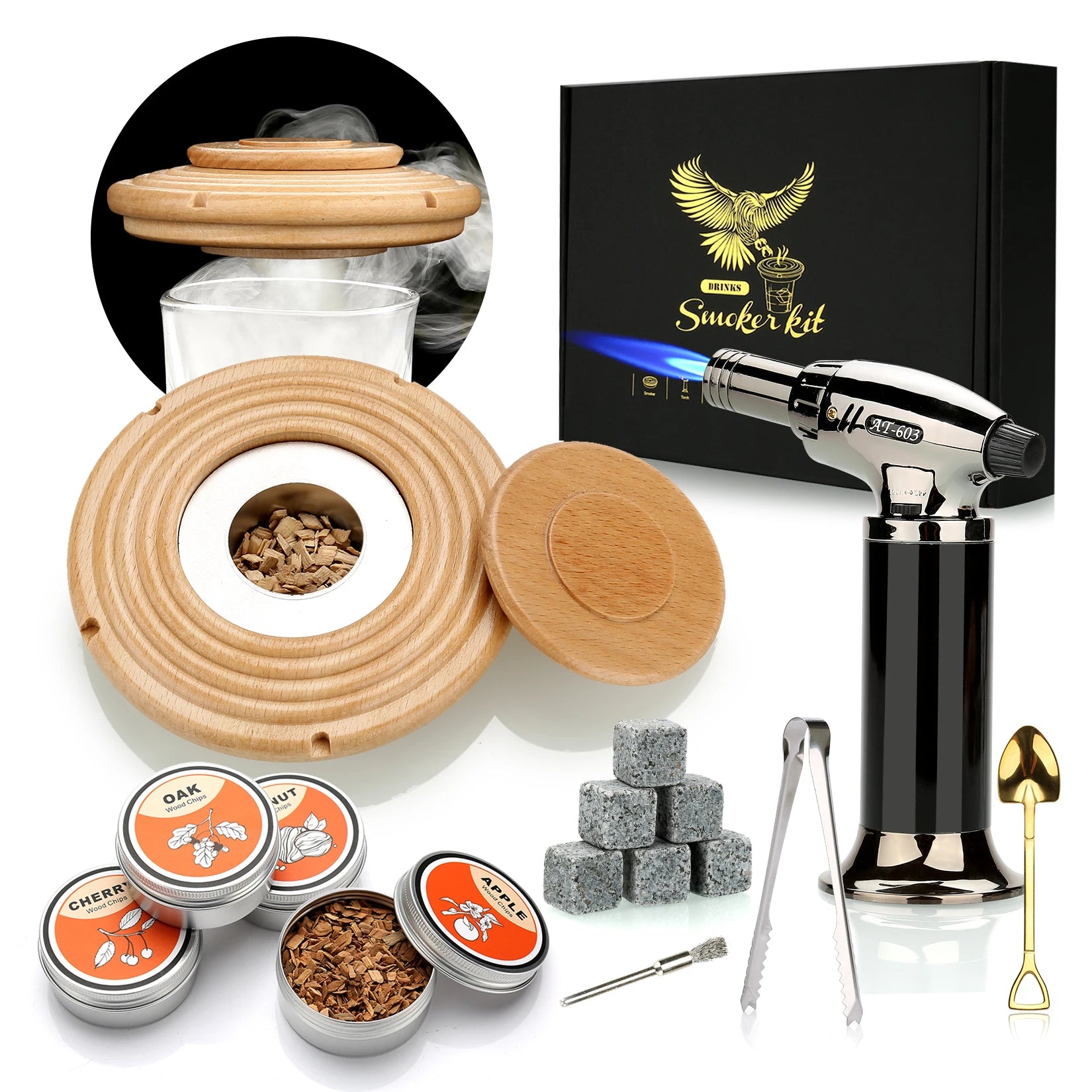 Cocktail Smoker Kit With Torch