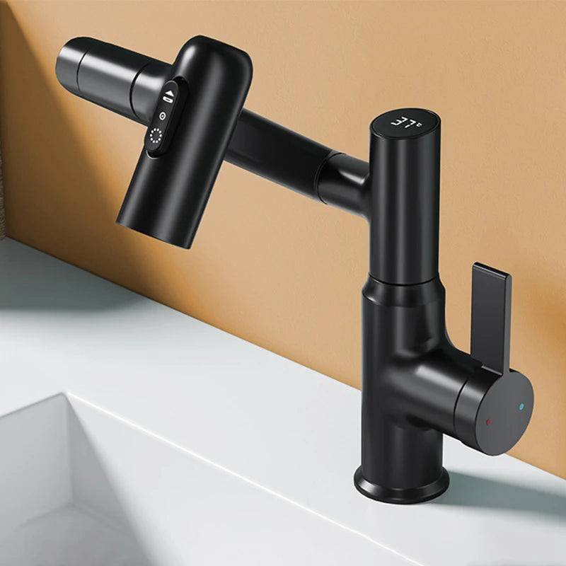 Multifunctional Pullout Wash Basin Faucet