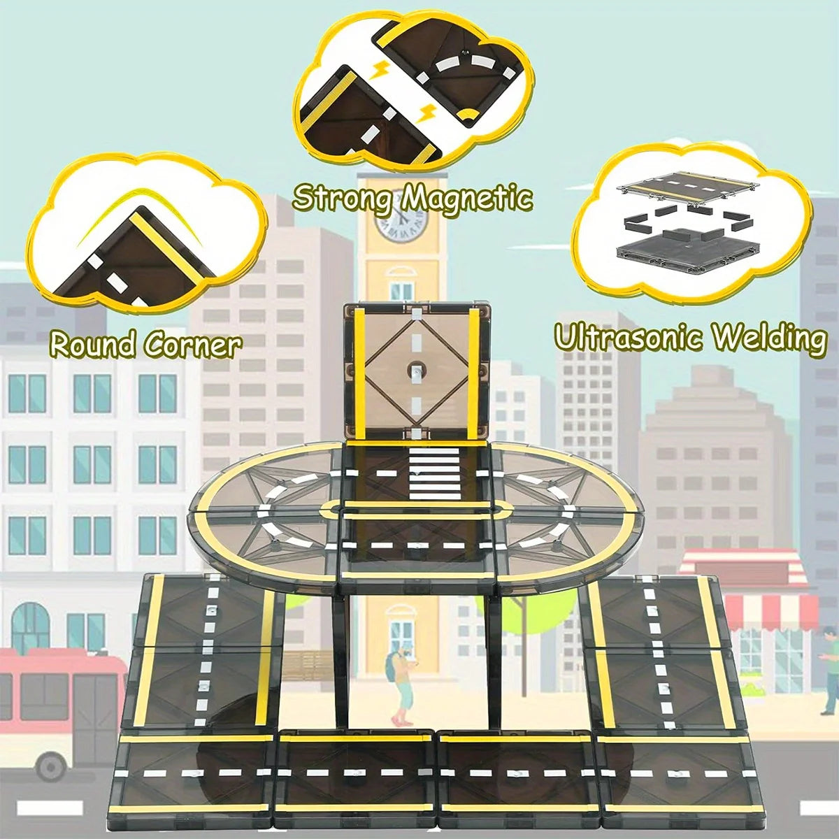 Magnetic Track Construction Kit