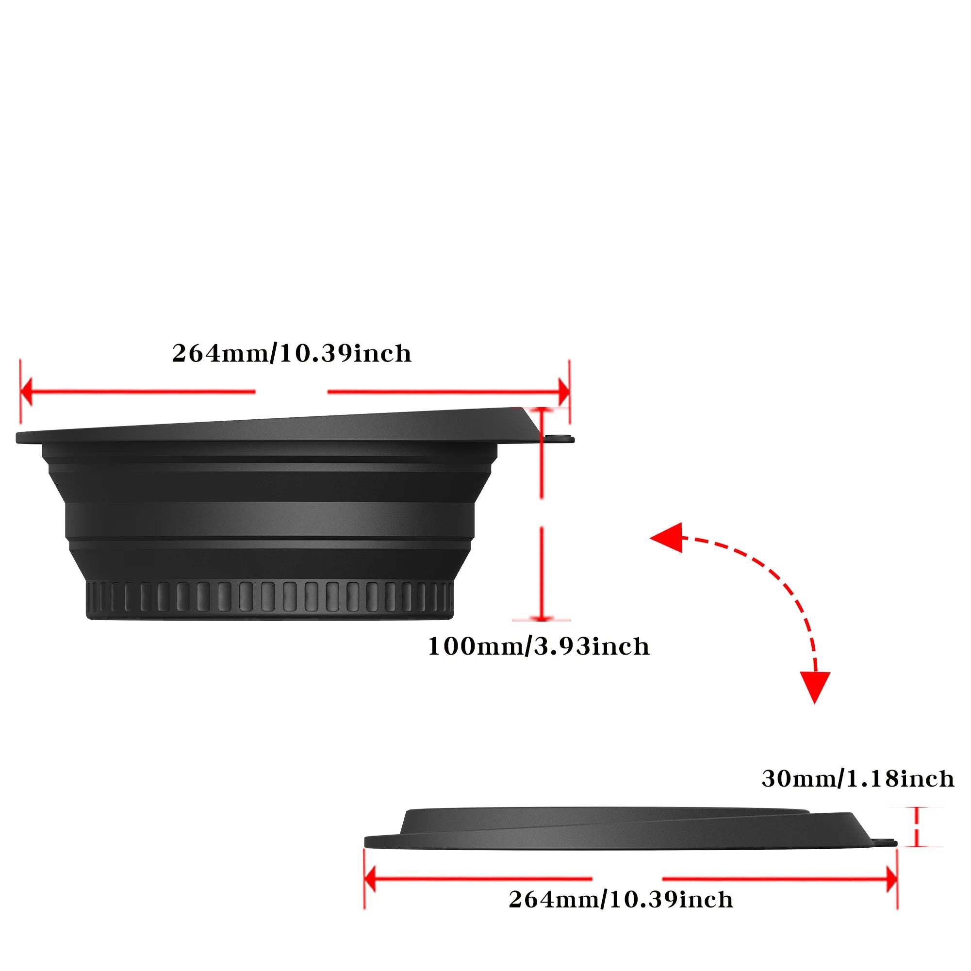 Foldable Silicone Face Ice Bath Bowl