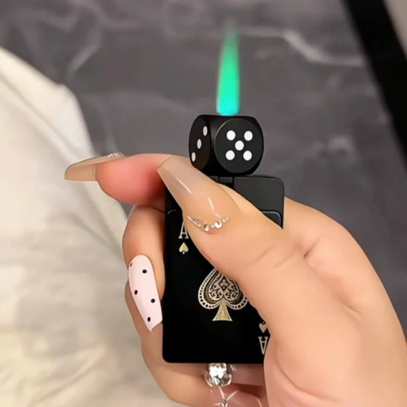 Poker Rotating Dice Lighter