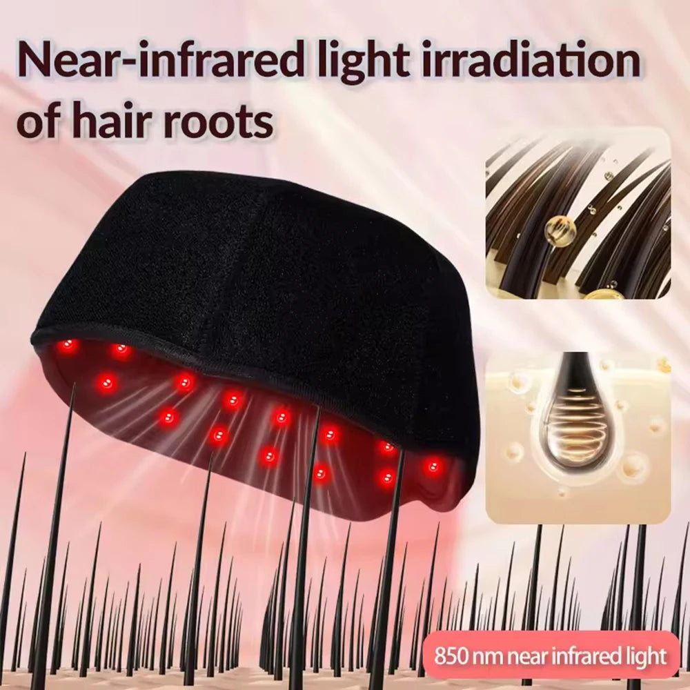 Anti Hair Loss Stress Relief LED Cap