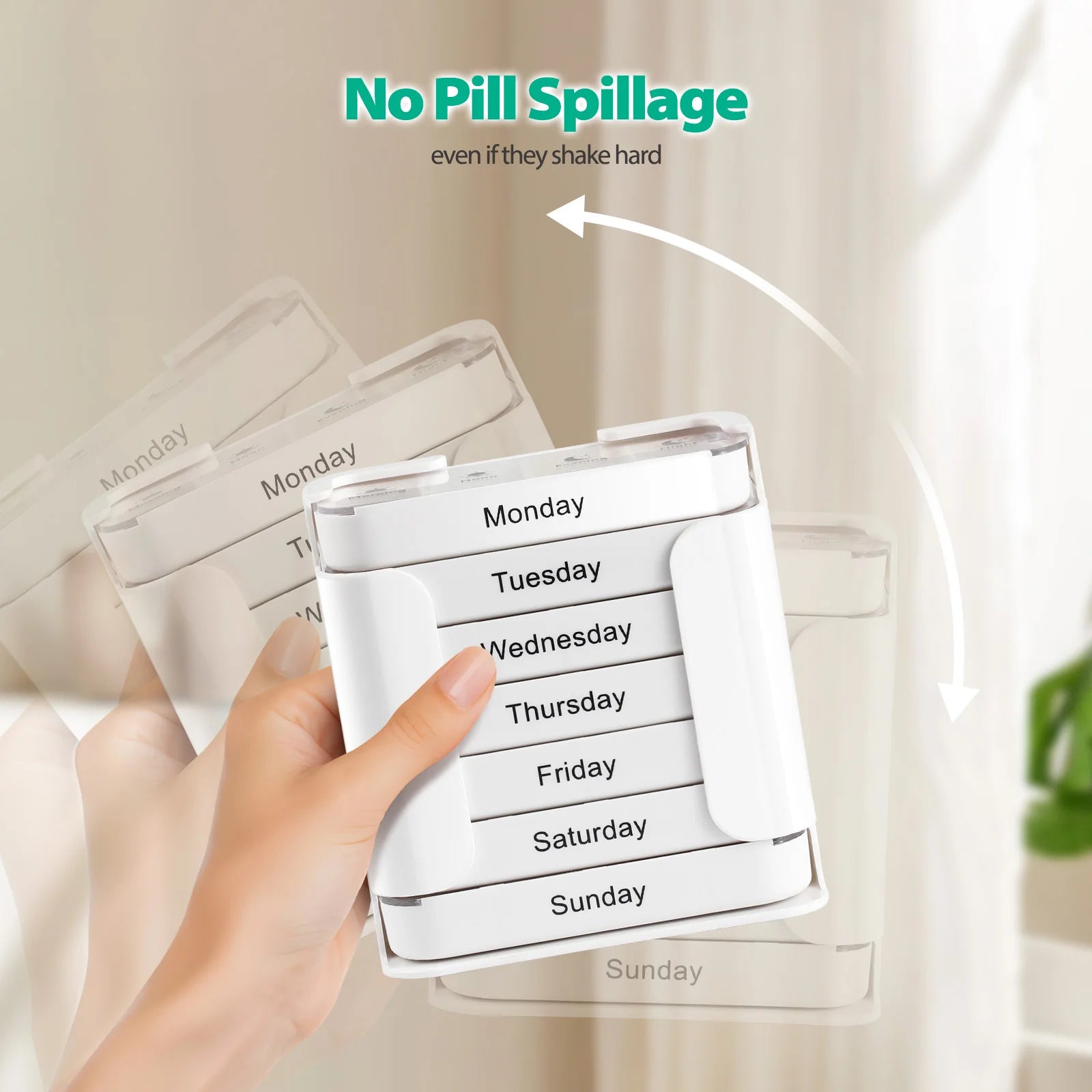 Weekly Pill Organizer Box