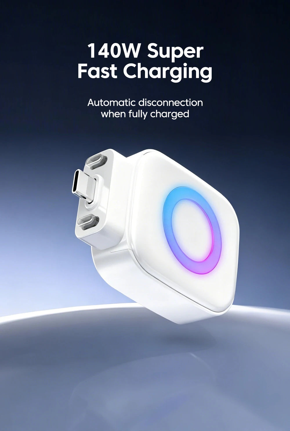 Type-C Auto Cut-Off Charging Adapter