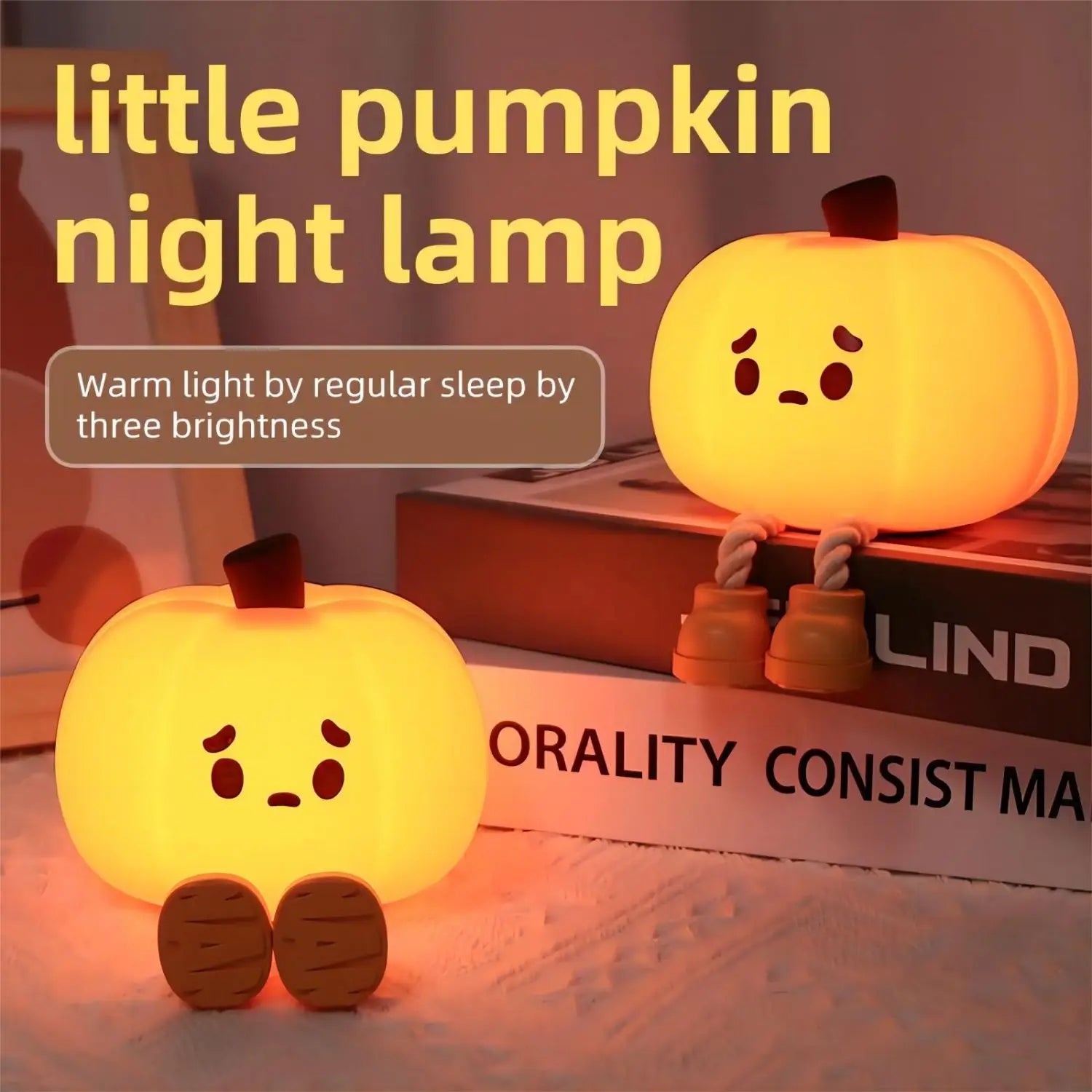 Little Pumpkin Touch Sensor LED Lamp