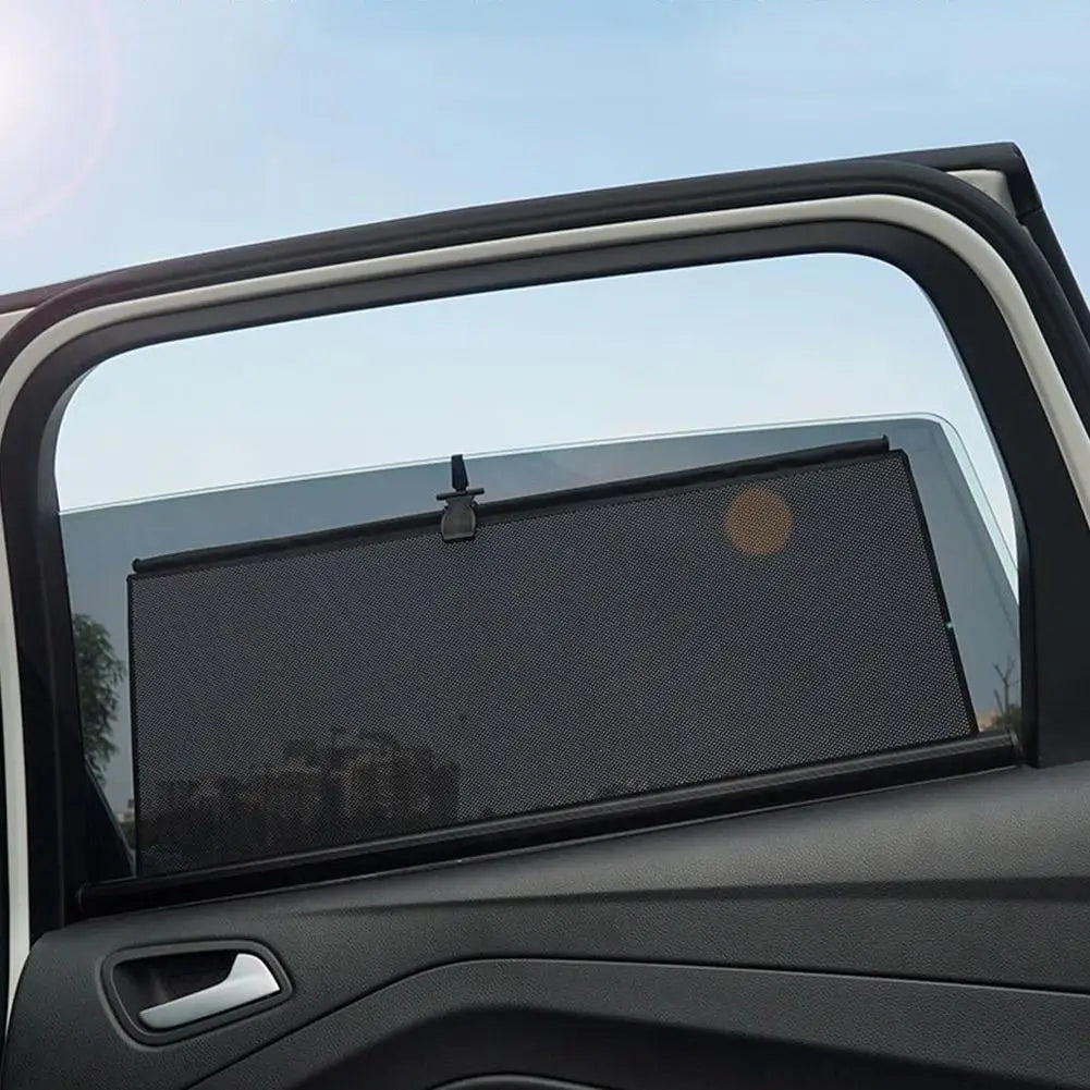 Automatic Retractable Car Window Sunshade Curtain
