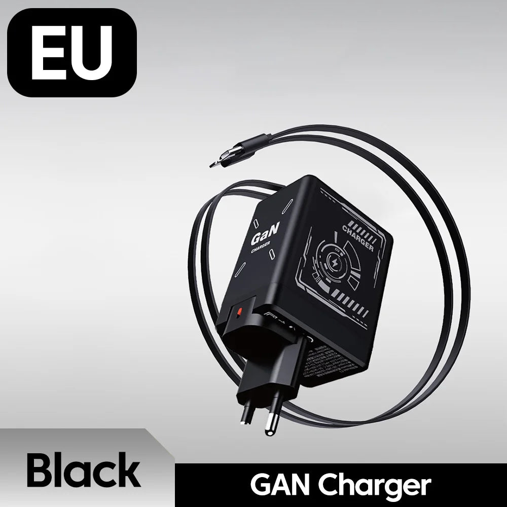 120W Fast Charging Retractable Charger