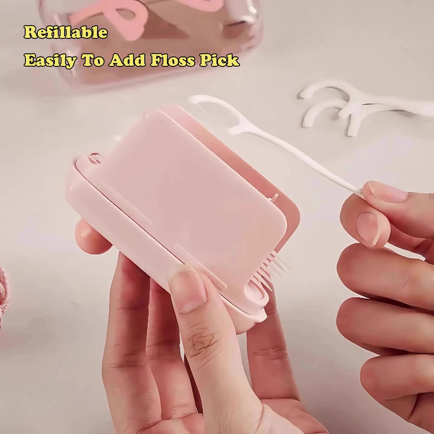 Pop Up Dental Floss Storage Box