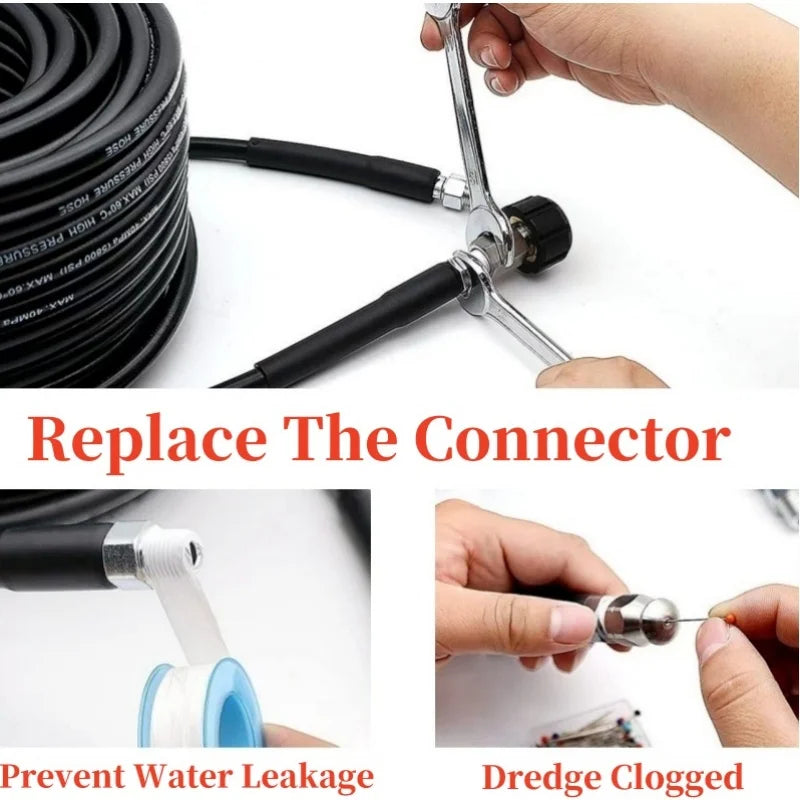 High Pressure Drainage Cleaning Kit