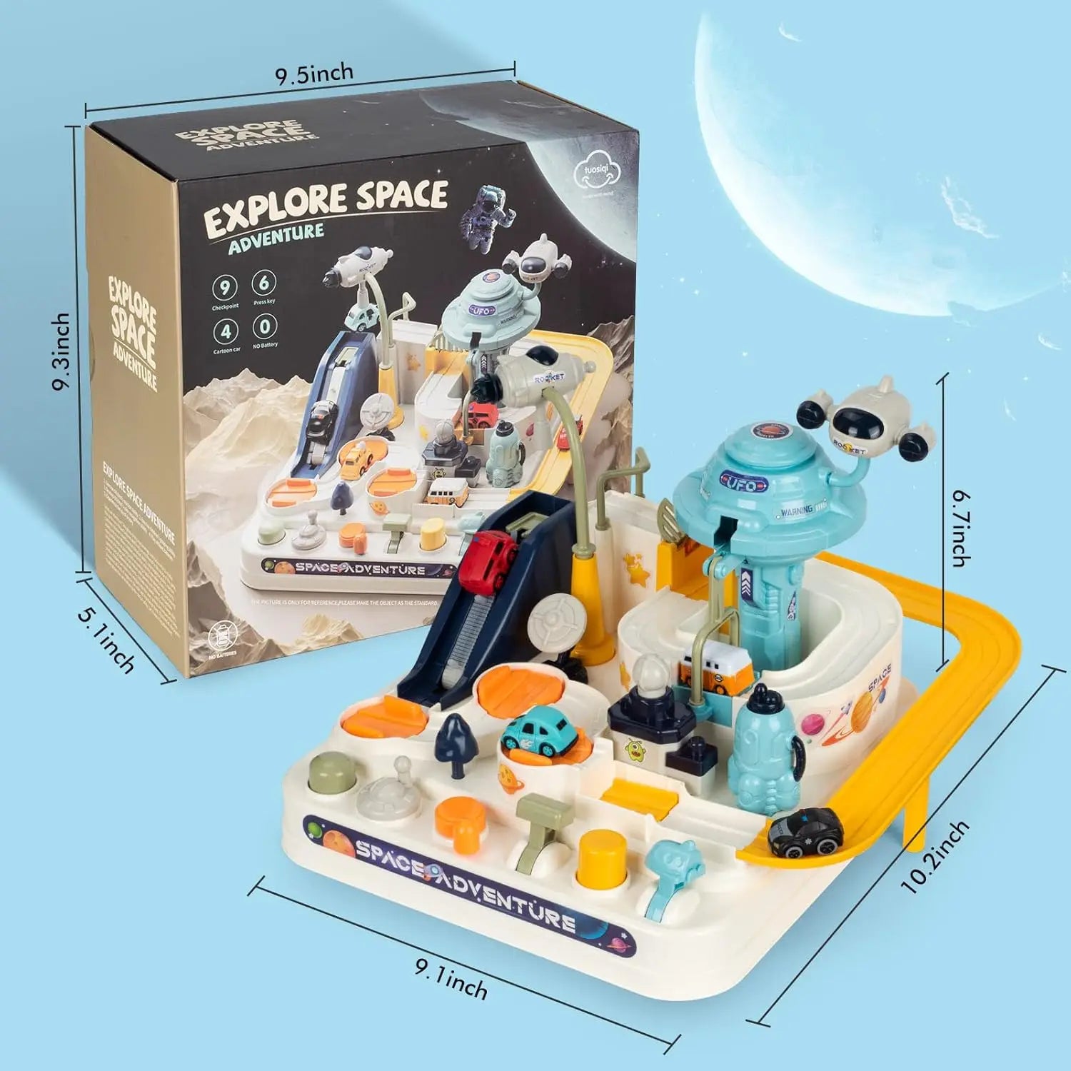 Car Adventure Vehicle Track Table Game